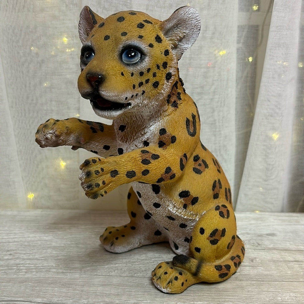 Cheetah Figurine 8”
